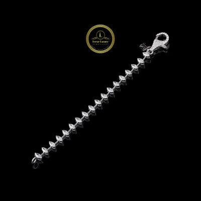 Marquise Cut Lab Grown Diamond Tennis Bracelet