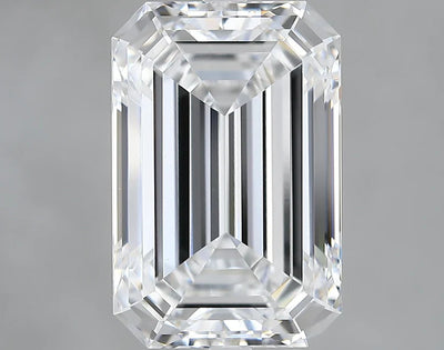 6.16 Ct Emerald Cut Moissanite - D Color, VS1 Clarity