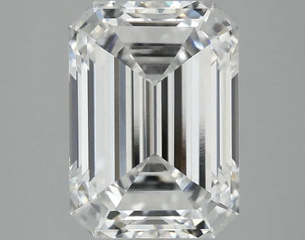 3.08 Ct Emerald Cut Moissanite - D Color, VS1 Clarity