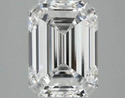 3.08 Ct Emerald Cut Moissanite - D Color, VS1 Clarity