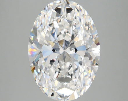 5.02 Ct Oval Cut Lab Grown Diamond - D Color, VVS2 Clarity