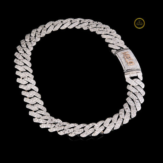 Iced Out Linear Lab Grown Diamond Choker Necklace - view 2