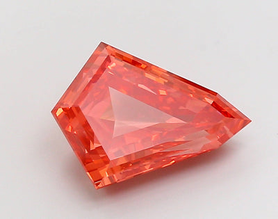 7.52 Ct Antique Cut Fancy Vivid Pink Moissanite - VS1 Clarity