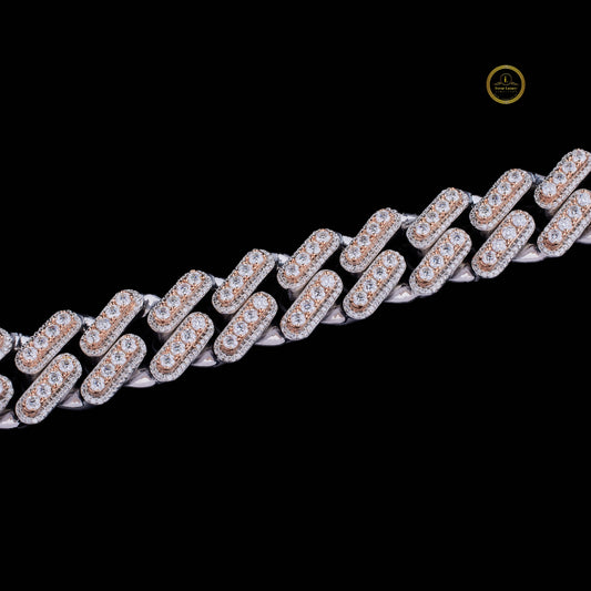 Iced Out Heavy Curved Lab Grown Diamond Choker Necklace - view 3