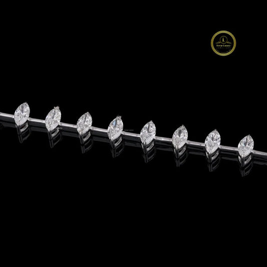 Marquise Cut Tennis Bracelet - view 3