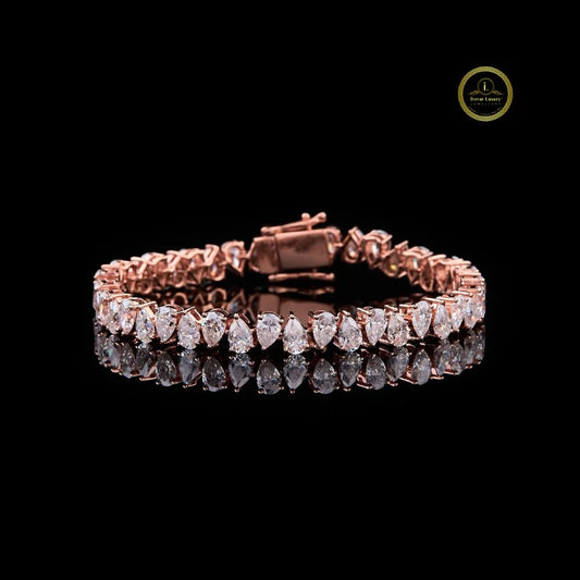 Pear Shape Cut Tennis Bracelet - view 3
