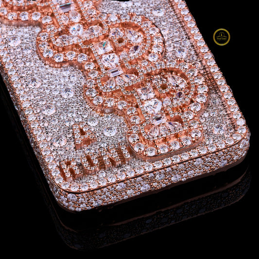 Trump Card Pendant With Iced-Out Dollar Design - view 4