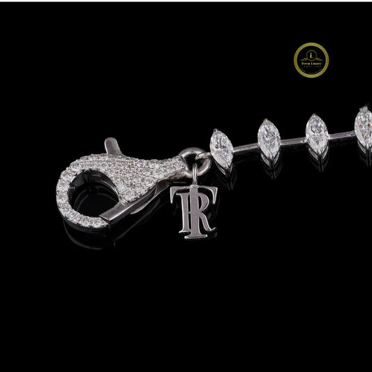 Marquise Cut Tennis Bracelet - view 4