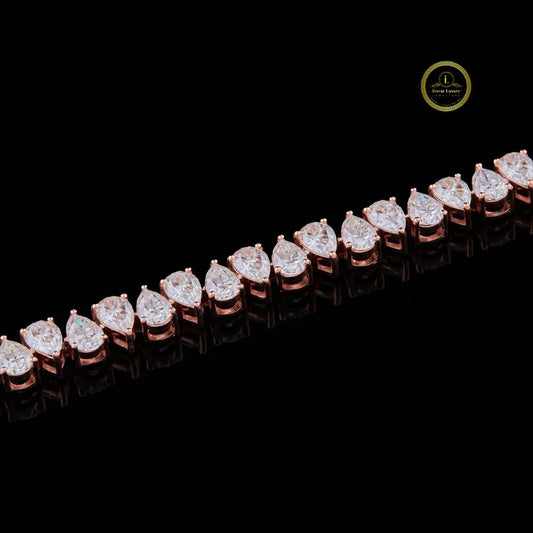 Pear Shape Cut Tennis Bracelet - view 4
