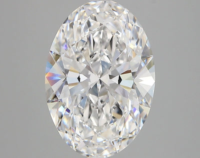 4.04 Ct Oval Cut Lab Grown Diamond - D Color, VVS2 Clarity