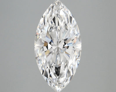3.04 Ct Marquise Cut Lab Grown Diamond - D Color, VVS2 Clarity