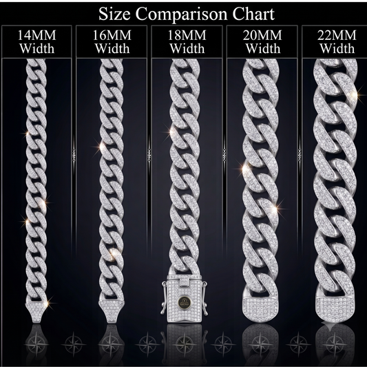 Custom Interlocking Geometric Link Micro Chain - view 5