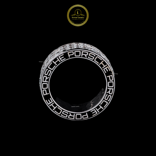 Invisible Set Hexagon Cut Lab Grown Diamond Geometric Statement Ring - view 4