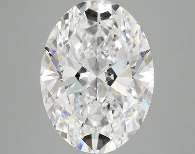 5.06 Ct Oval Cut Lab Grown Diamond - D Color, VVS2 Clarity