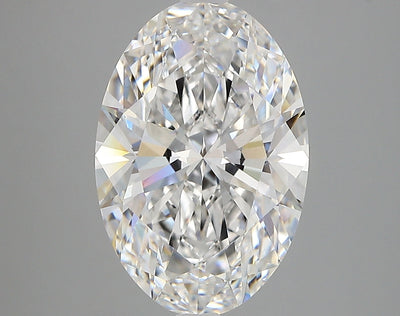 4.05 Ct Oval Cut Lab Grown Diamond - D Color, VVS2 Clarity