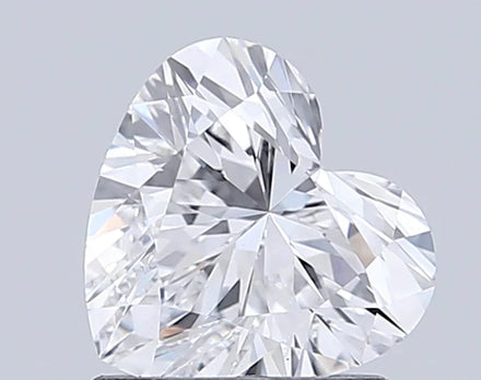1.09 Ct Heart Cut Moissanite - E Color, VS1 Clarity