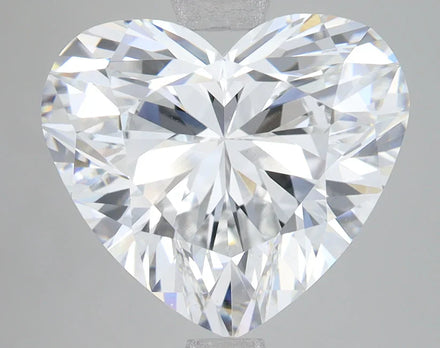 6.10 Ct Heart Cut Moissanite - D Color, VS1 Clarity