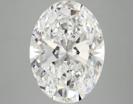 6.03 Ct Oval Cut Lab Grown Diamond - D Color, VVS2 Clarity