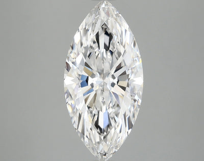 3.09 Ct Marquise Cut Lab Grown Diamond - D Color, VVS2 Clarity