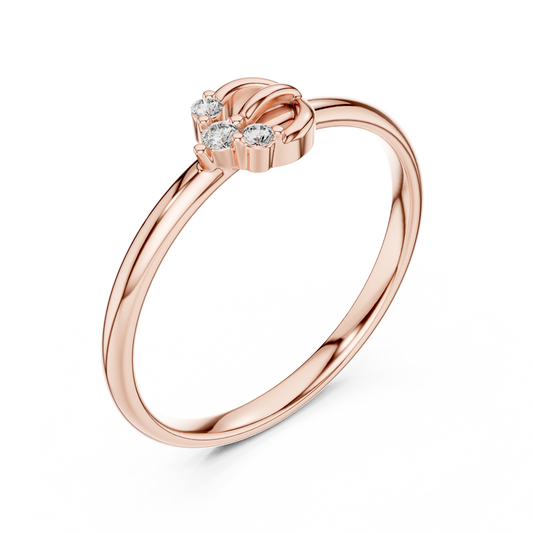 Desire Round Cut Moissanite Ring For Every Look - view 3