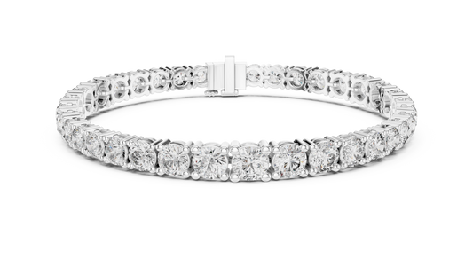 Round Tennis Bracelet - view 3