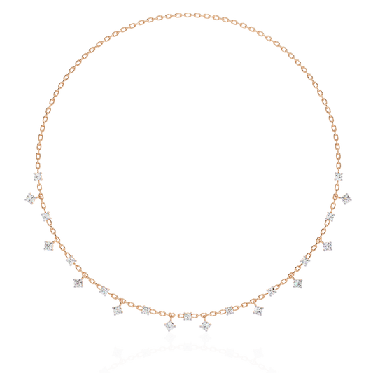 Princess Shape Round Choker Necklace - view 2