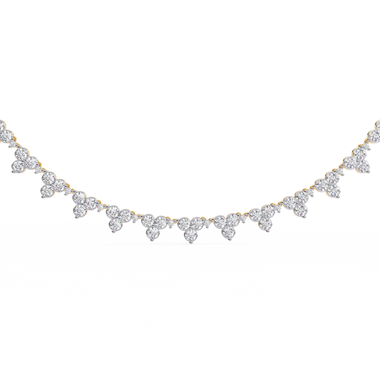 Graduated Round Fringe Necklace - view 2