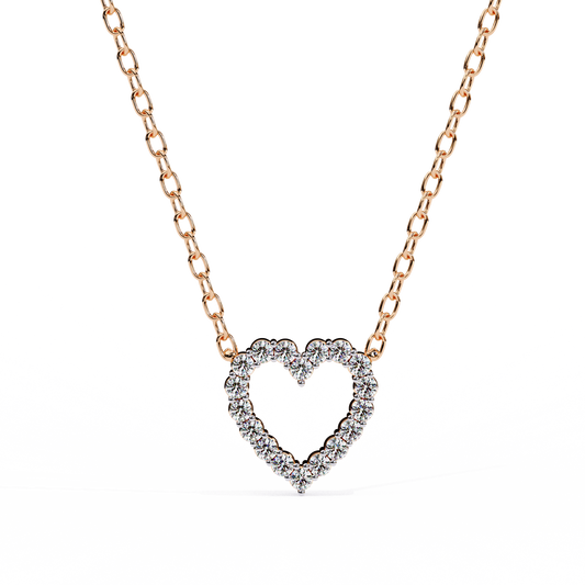 Round Love Motif Pendant - view 3