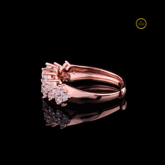 Round Anniversary Ring For Women - view 4