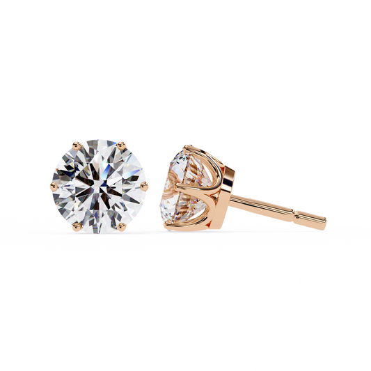 Round Cut Earrings Elevate Your Everyday Look Classy - view 3