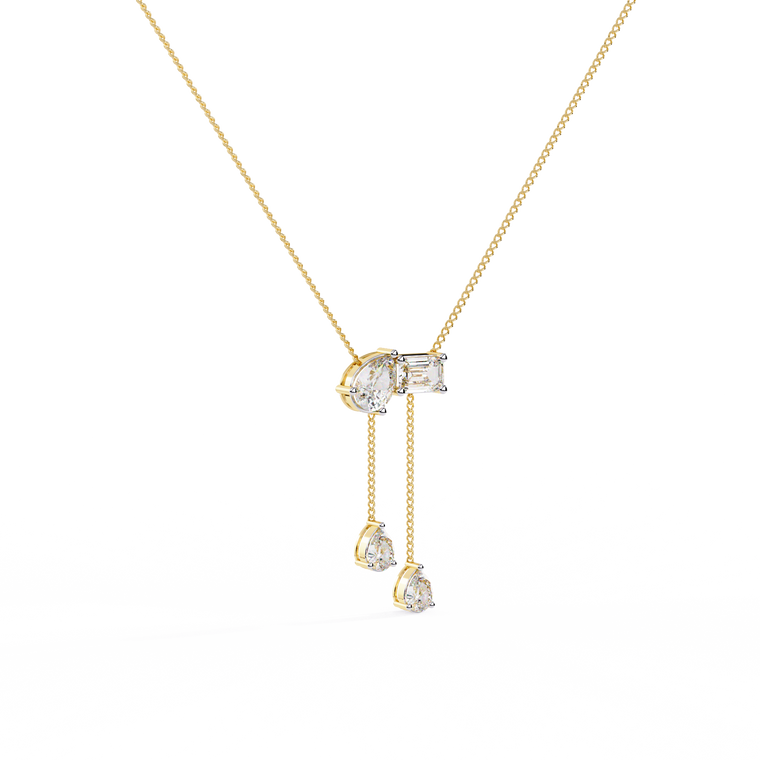 Toi Et Moi Teardrop Necklace - view 2