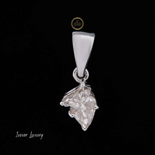 Contemporary Antique Cut Pendant with Box Link Chain - view 4