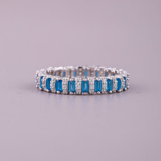 Natural Sapphire Diamond Ring by Elegant Gemstone Jewelry - view 2