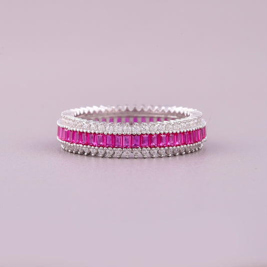 Round Natural Sapphire Diamond Ring Luxury - view 2