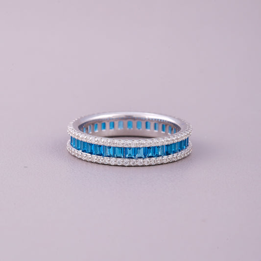 Oval Natural Sapphire Diamond Custom Engagement Ring - view 2