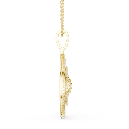 Directional Wheel Pattern Statement Charm - view 4