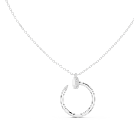 Spiral Hardware Pattern Statement Pendant - view 3