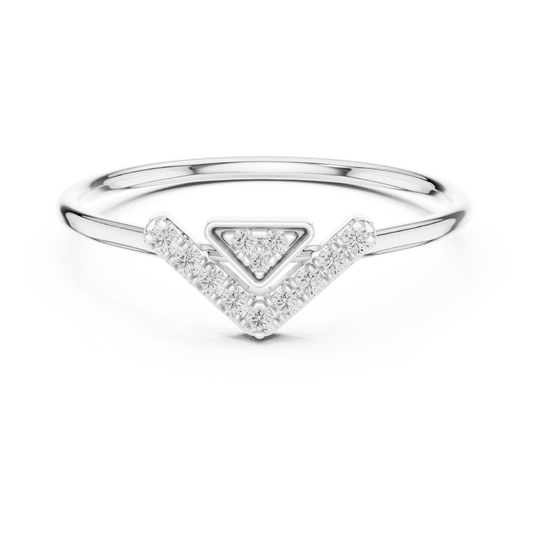 Antique Shape Round Cut Lab Diamond Wedding Band - view 3