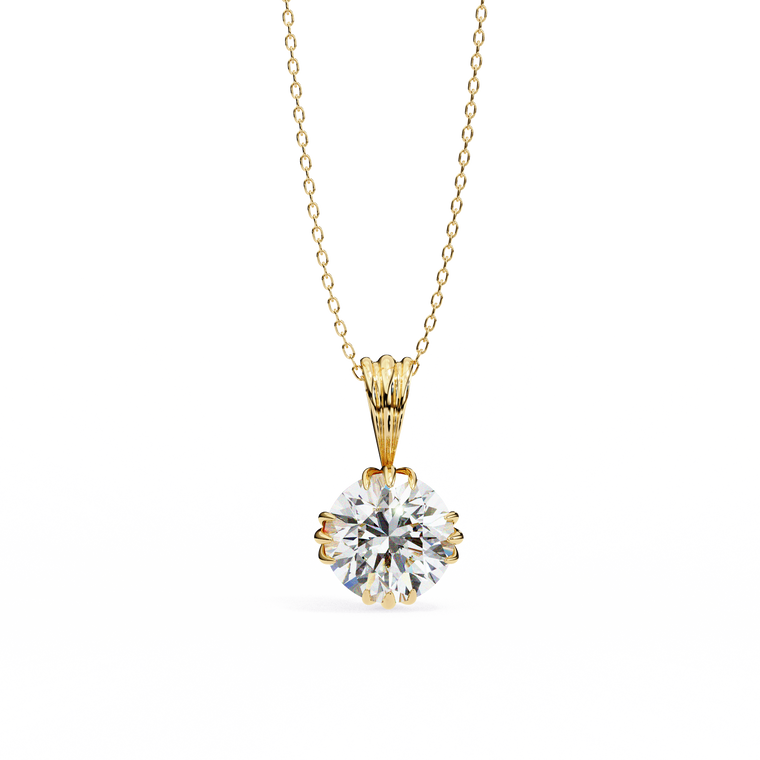 Circular Silhouette Charm Pendant Center - view 2