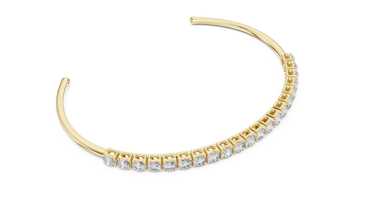 Open Cuff Round Bracelet for Women - view 4