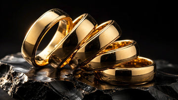 18K gold wedding band