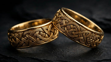 Celtic knot wedding band