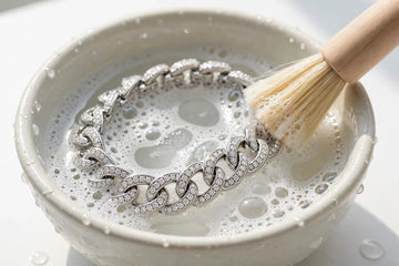Cleaning iced out jewelry safely