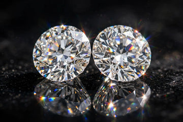 Moissanite and diamond iced out jewelry compared