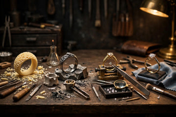 Custom ring being made