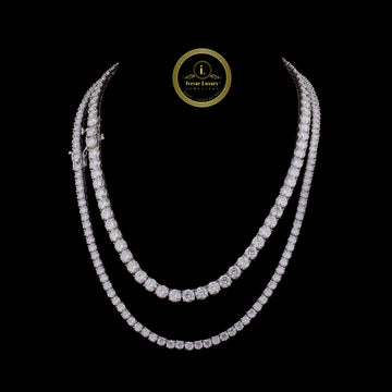 VVS moissanite 5mm iced out tennis chain