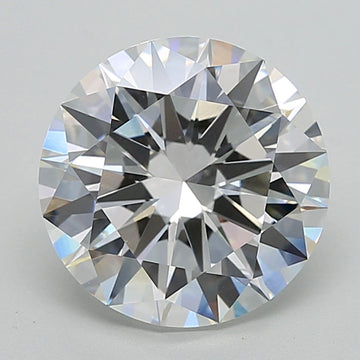 4.99 carat IGI certified round brilliant lab grown diamond
