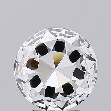 1.99 carat rose cut lab grown diamond, E color, VVS1 clarity