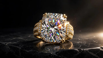 Lab grown diamond right hand ring
