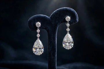 Lab grown diamond earrings